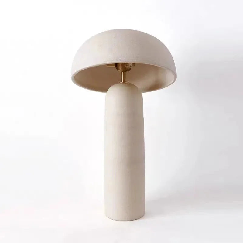 lampe rétro en céramique design créatif style champignon décoratif - vue 5 sur 8
