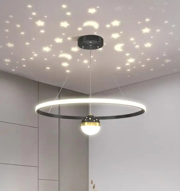 suspension design ronde en led pour décoration moderne - vue 10 sur 12