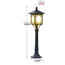 Contemporary outdoor LED lamp for garden and courtyard