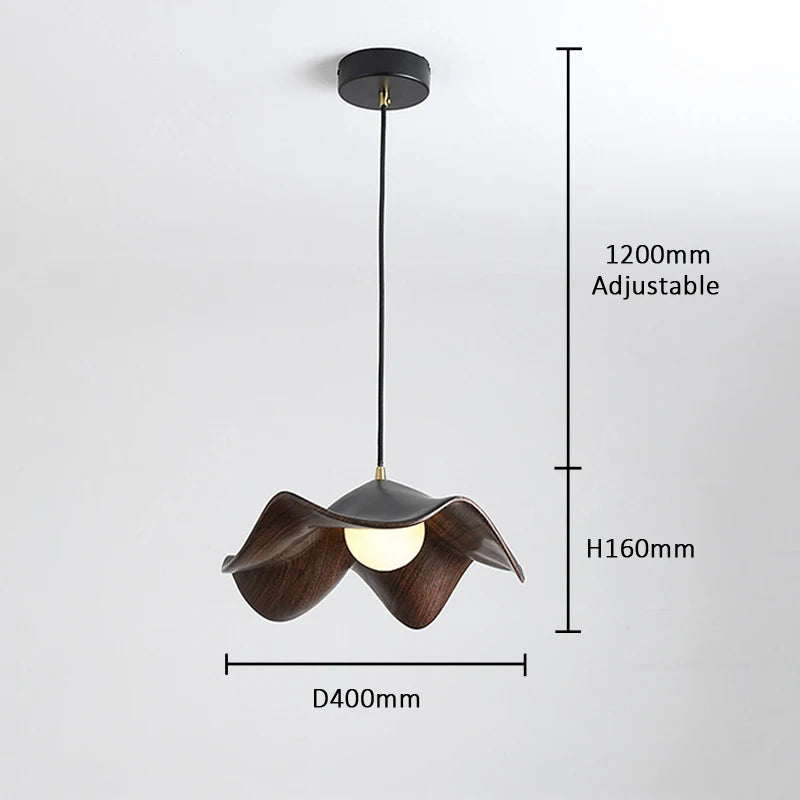 Suspension design fleur Style Nordique Minimaliste Wabi Sabi