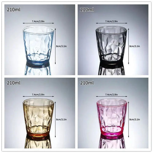 Verres incassables acrylique reutilisables pour vin biere jus