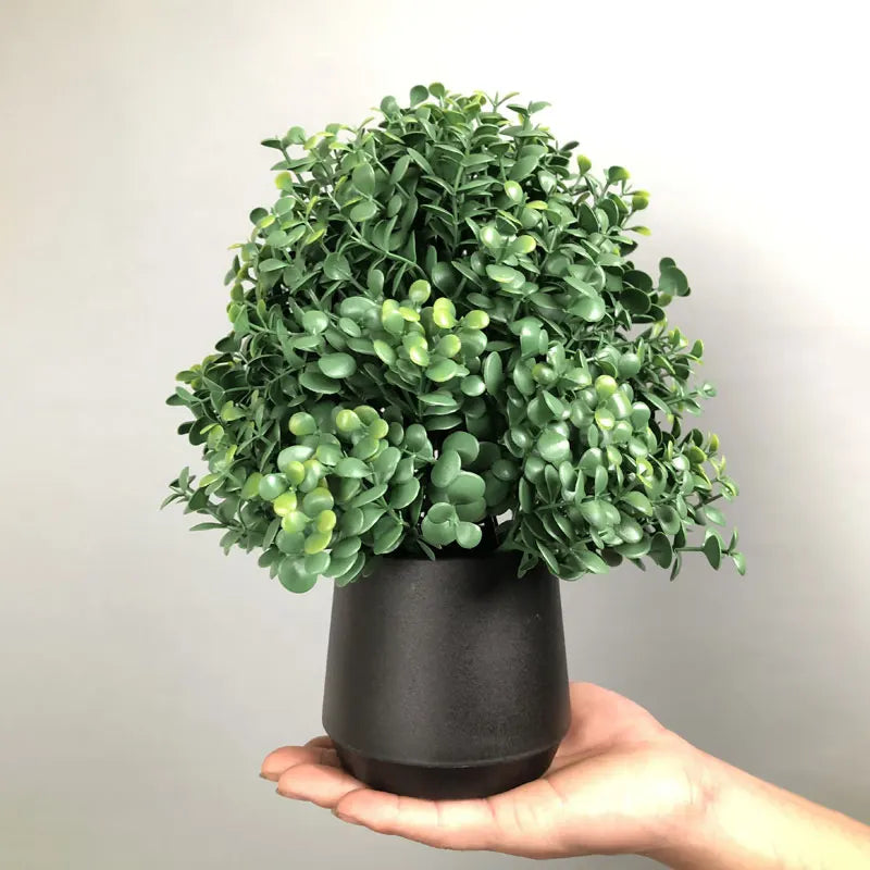 arbre d'eucalyptus artificiel pour décoration intérieure et extérieure - vue 2 sur 6