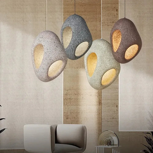 Modern minimalist LED chandelier for decorative indoor lighting - vue 2 sur 23