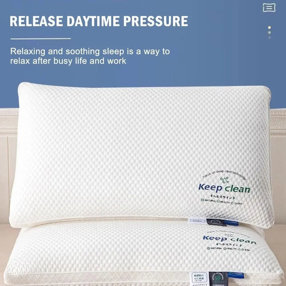 3D Neck Pillow with High Elasticity and Non Collapse, Soft Neck Protection, Single Person Sleeping Pillow, Hotel Home Bedding - vue 4 sur 7