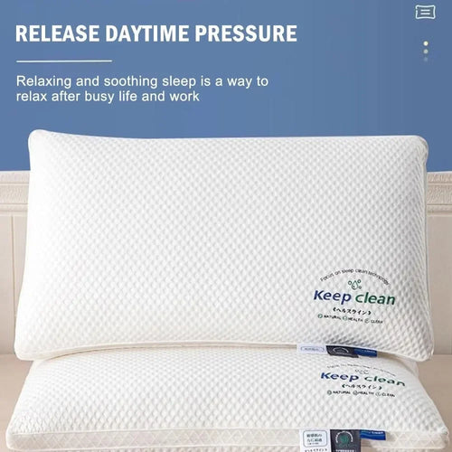 3D Neck Pillow with High Elasticity and Non Collapse, Soft Neck Protection, Single Person Sleeping Pillow, Hotel Home Bedding - vue 5 sur 7