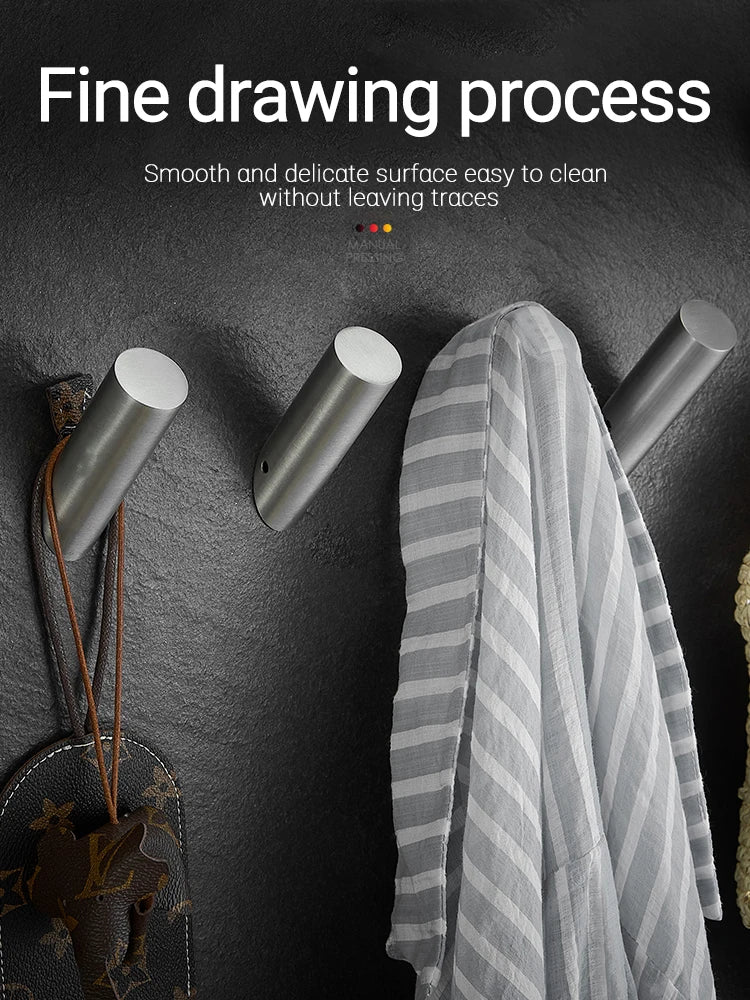 crochets en acier inoxydable pour organiser vos vêtements et accessoires - vue 5 sur 15