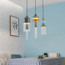 Modern nordic minimalist iron and glass pendant light