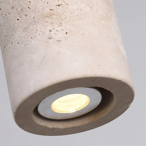 lustre médiéval en pierre naturelle pour décoration intérieure moderne - vue 6 sur 7
