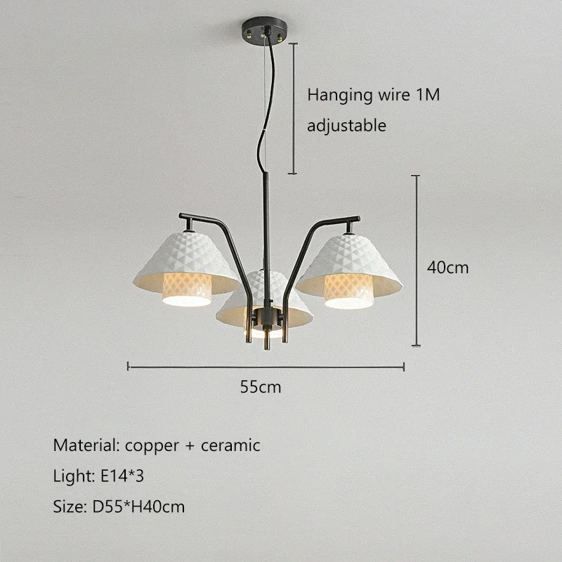 lustre à led pour décoration intérieure moderne et élégante - vue 8 sur 11