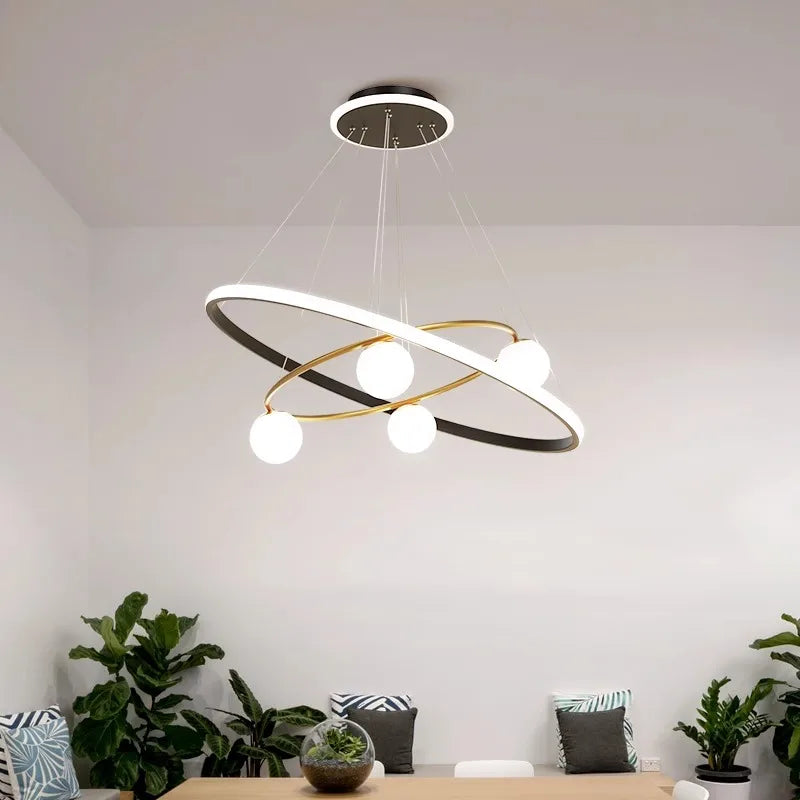 Décoration de la maison lustre salle à manger lampes suspendues éclairage intérieur luminaire plafonniers salon éclairage intérieur fantaisie - vue 5 sur 8