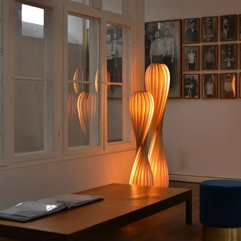 lampadaire moderne design luxe courbé pour éclairage élégant - vue 5 sur 8