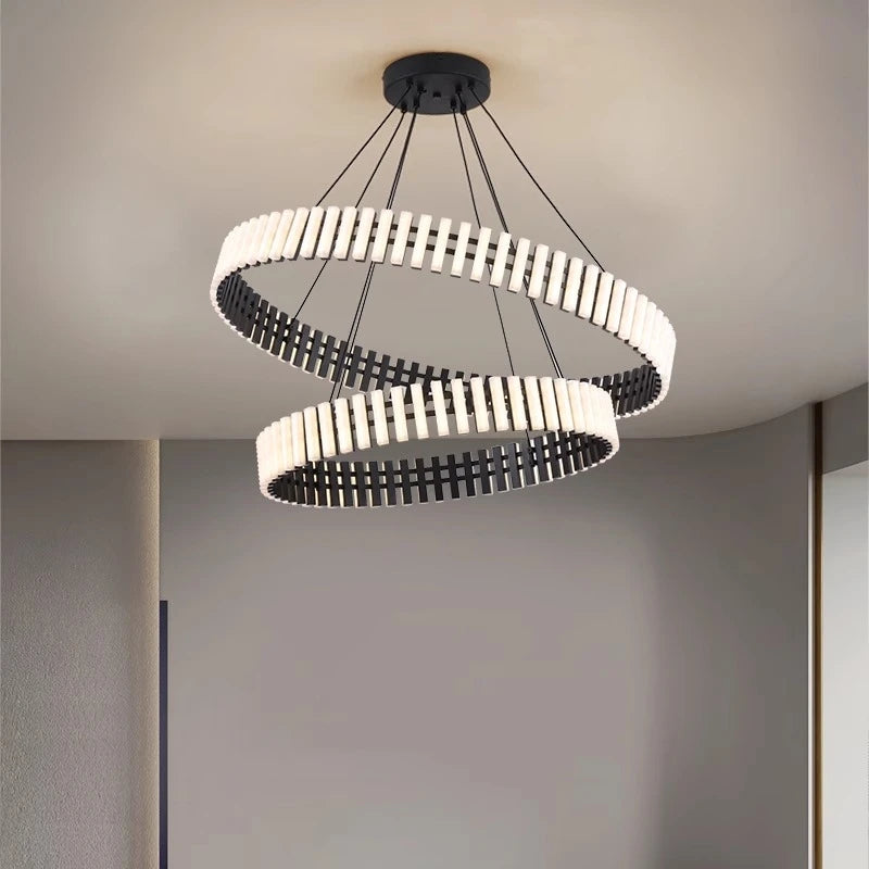 lustre moderne led à intensité variable minimalisme luminaria