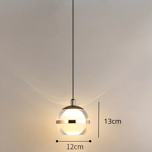 suspension moderne en aluminium pour décoration intérieure élégante