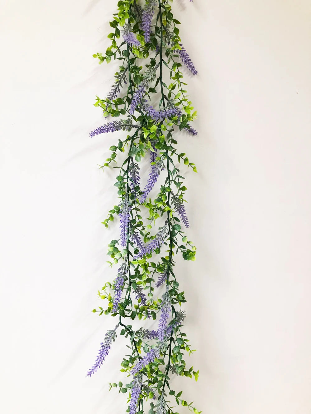 plantes d'eucalyptus artificielles et fleurs de lavande pour décoration - vue 3 sur 7
