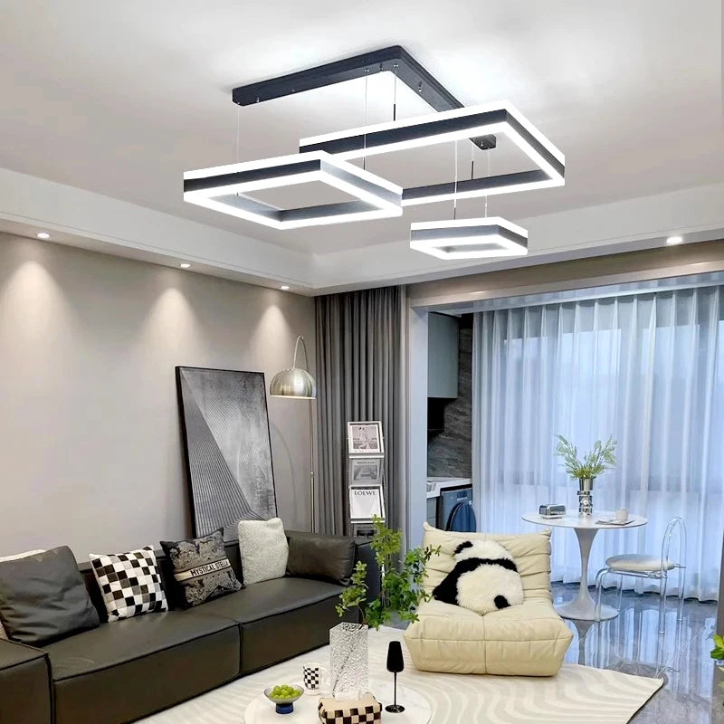 suspension moderne led pour éclairage intérieur - vue 3 sur 10