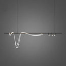 Minimalist nordic LED chandelier for restaurants and bars