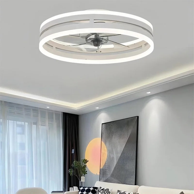 110V~265V APP and Remote Control Dual Intelligent Control  DC 6 speed Regulation Frequency Conversion Ceiling Fan Light - vue 6 sur 17