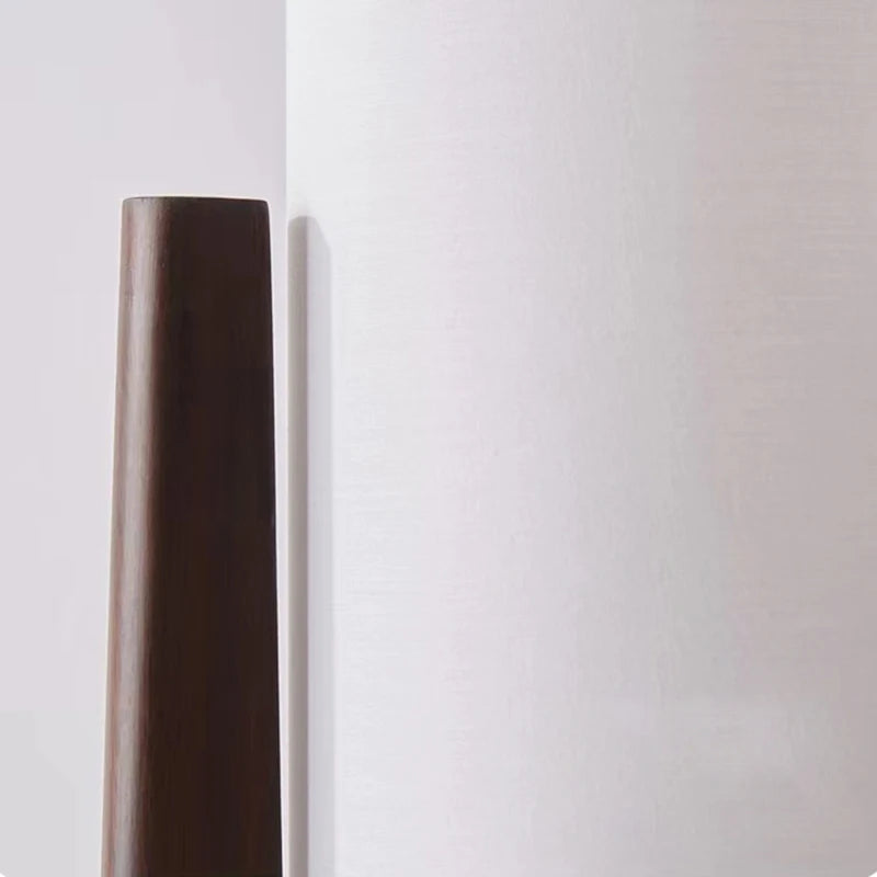 Lampadaire LED en bois style coréen - vue 7 sur 8