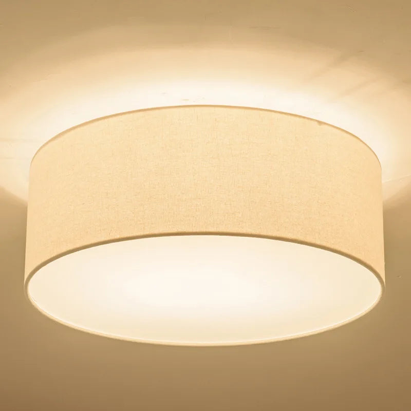 Plafonnier en tissu Simple nordique - vue 4 sur 8