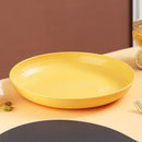 Ensemble 4 assiettes creuses plastique motif ble legeres