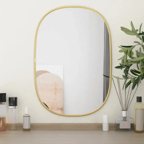miroir mural doré pour décoration intérieure élégante et moderne - vue 2 sur 7