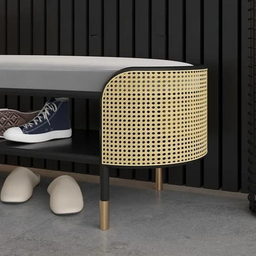 A Bench Can Be Sat At The Door of The Entrance Shoe Change Stool, Cabinet Can and Household Integrated Shoe Stool Furniture - vue 6 sur 11