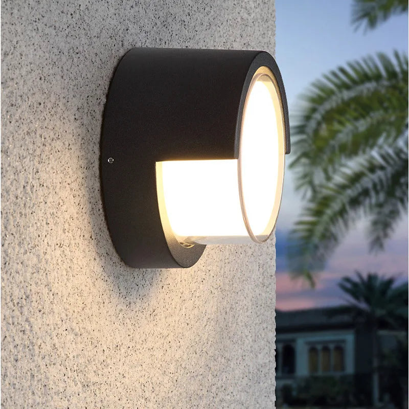 applique murale extérieure moderne étanche pour jardin et balcon - vue 6 sur 12