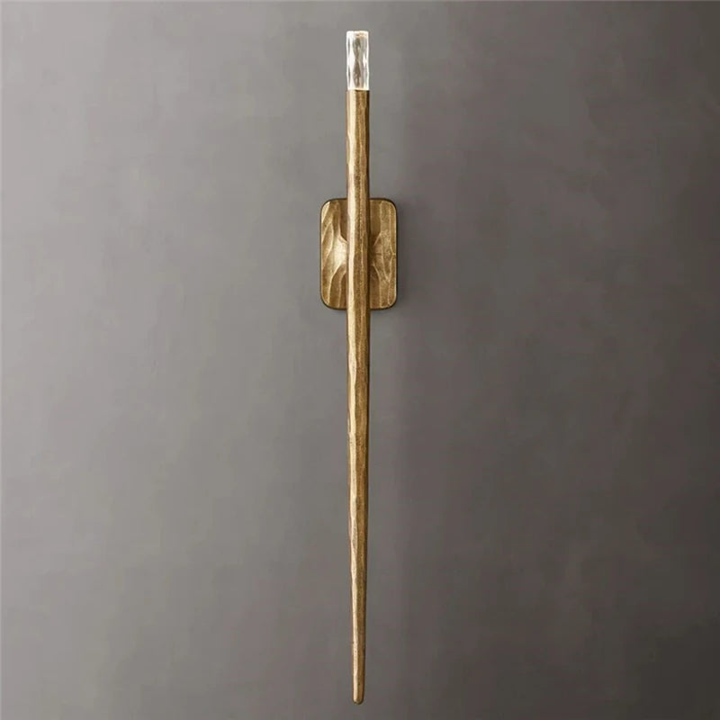 RH laiton créatif applique salon fond mur escalier entrée étude médiévale Thaddeus chambre lampe de chevet - vue 3 sur 8