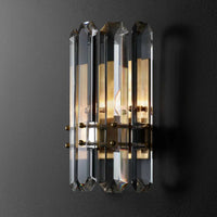applique murale moderne mini cristal led prisme luminaire