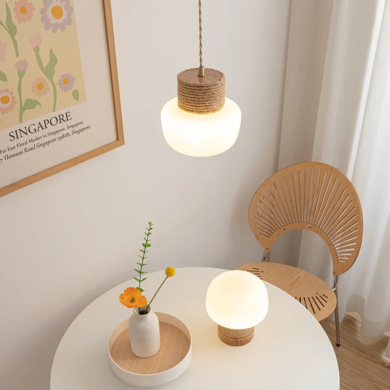 Suspension simples nordiques LED lampe suspendue pour salon cuisine café salle à manger Table Décor à la maison E27 luminaires - vue 3 sur 7