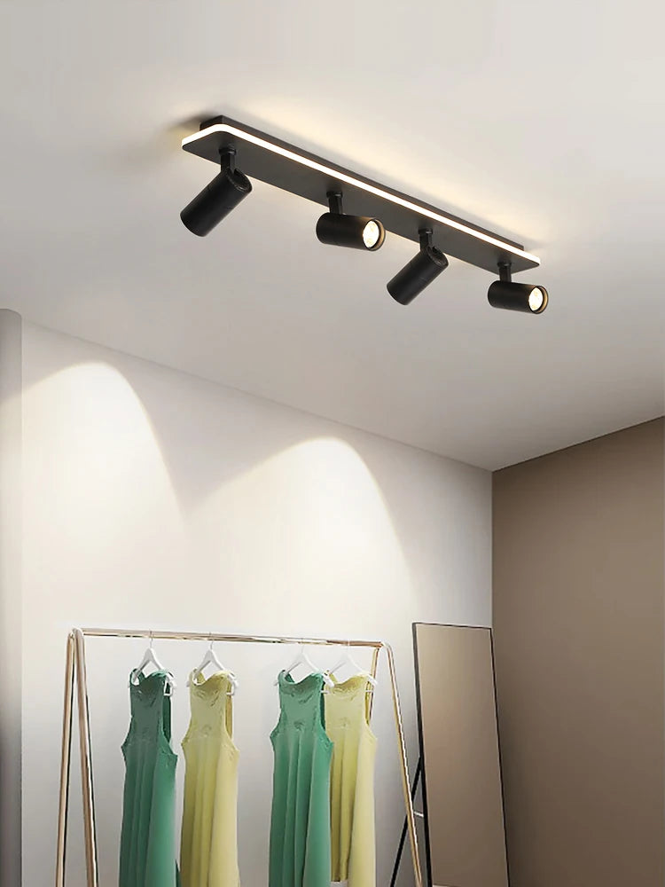 lustre moderne à leds pour maison intérieur foyer - vue 5 sur 9