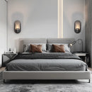 Minimalist luxury aluminium wall light with creative decorative design