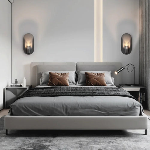 Minimalist luxury aluminium wall light with creative decorative design - vue 6 sur 8