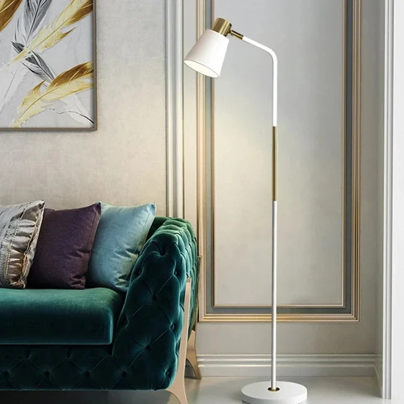lampadaire nordique réglable à led pour éclairage décoratif - vue 3 sur 9