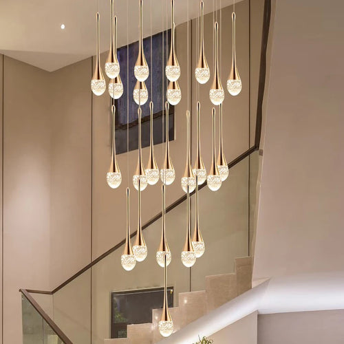 Modern Nordic chandelier for elegant minimalist lighting - vue 5 sur 30