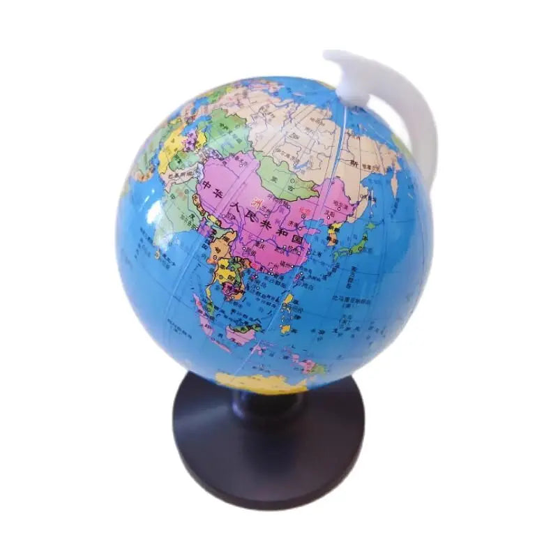 Small Globe of the world with stand Geography Map Educational Toy for Kids Globe with Labels of Continents, Countries, Capitals - vue 4 sur 7
