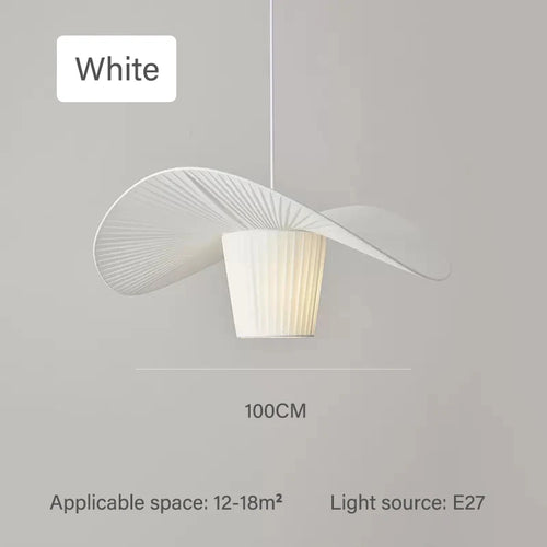 Modern minimalist fabric chandelier for interior decoration - vue 9 sur 12