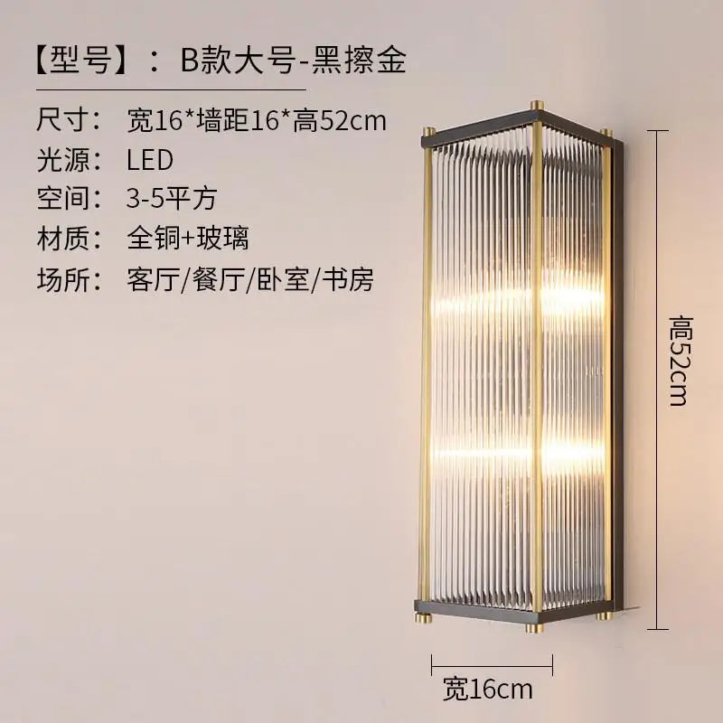 applique murale moderne en cristal doré argenté à led décorative - vue 10 sur 10