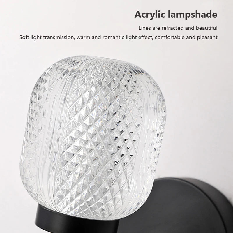 applique murale moderne à led pour décoration intérieure chaleureuse - vue 7 sur 12