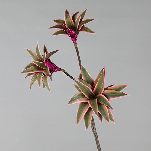 Large artificial lily branches with realistic foliage for decorations - vue 7 sur 6