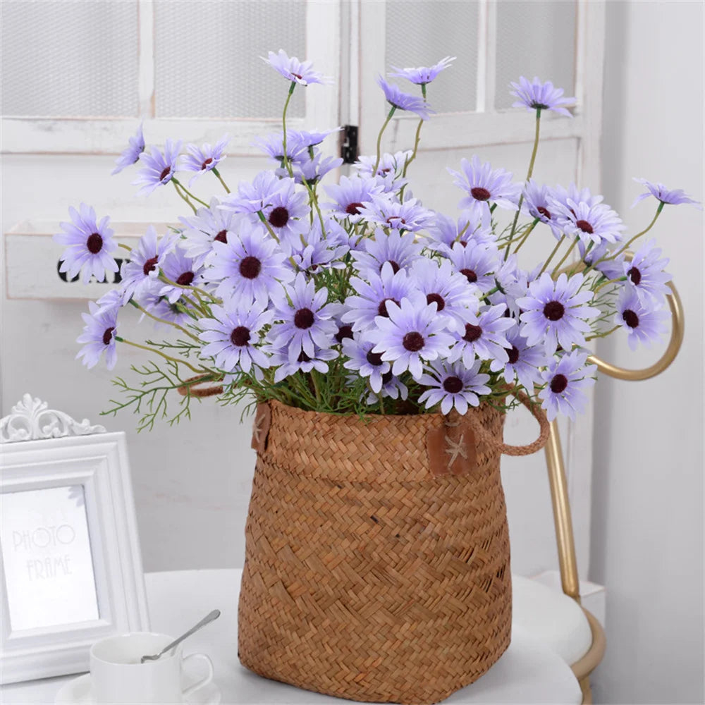 fleurs artificielles marguerites pour décoration mariage et bricolage - vue 3 sur 13