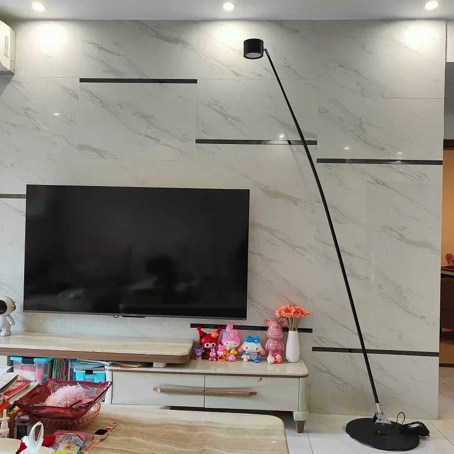 Nordic minimalist designer floor lamp for modern interiors - vue 4 sur 8