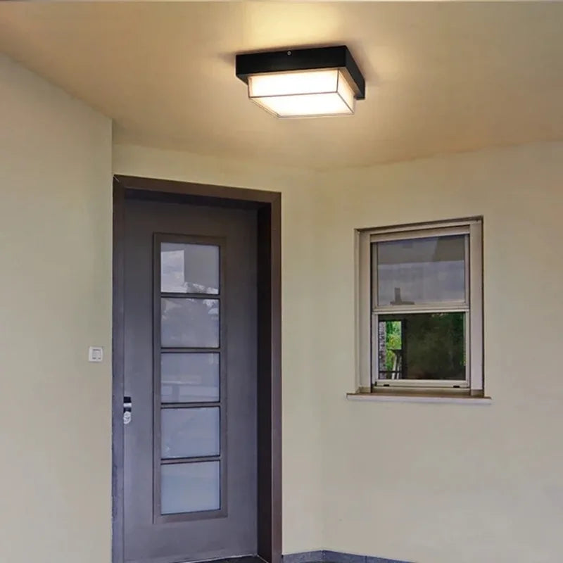 plafonnier étanche pour jardin cour balcon extérieur décoratif - vue 7 sur 7