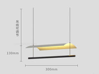 Modern forged iron pendant light minimalist nordic design