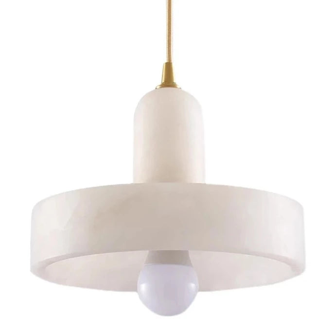 Lustre en laiton et marbre importé - vue 16 sur 19