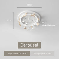 plafonnier étoile à LED pour chambre enfant princesse garçon fille