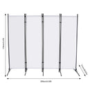 3/4 Panel Folding Room Divider Freestanding Tall Privacy Screens Partition Office/Room Partition Divider, 2.6×1.8m / 2×1.7m
