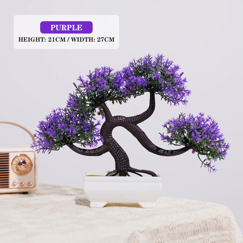 plantes artificielles bonsaï petit arbre décoration intérieure et extérieure - vue 16 sur 32