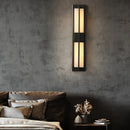 applique murale led en marbre cuboïde pour divers espaces