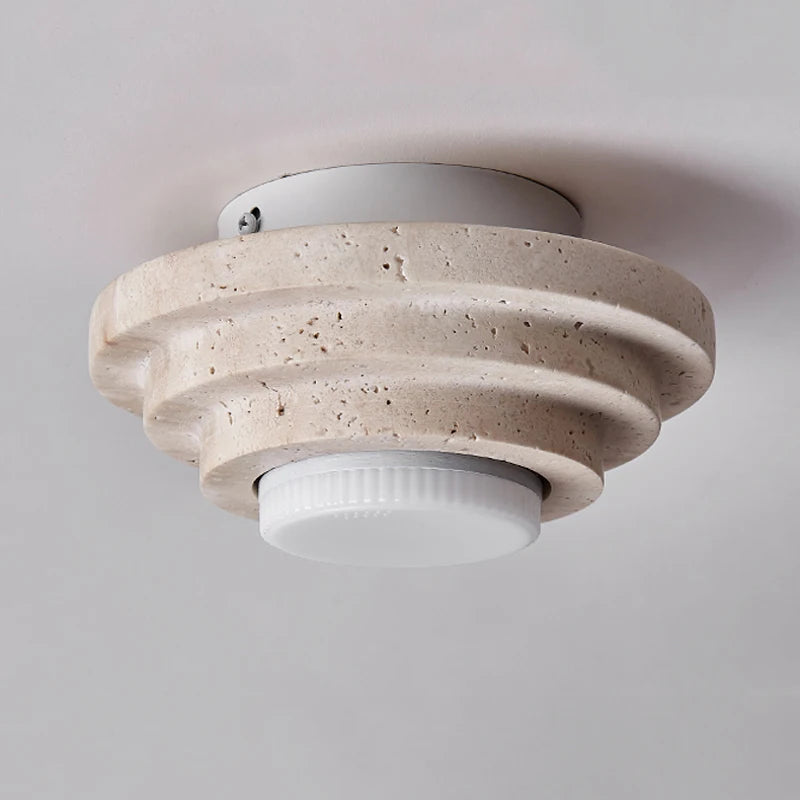 Plafonnier en marbre naturel style nordique simple - vue 5 sur 7